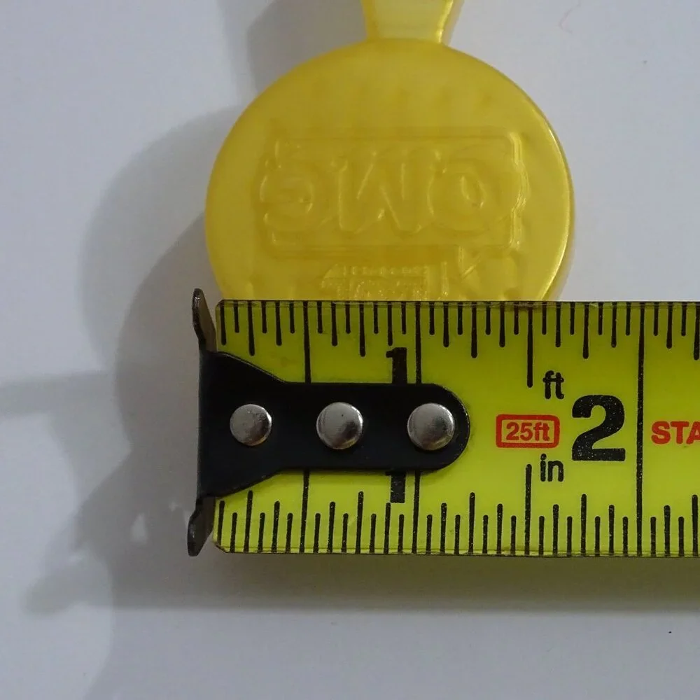 LOL Surprise OMG Fashion Doll Gold Yellow Hair Brush 2.5 Inch Embossed Logo
